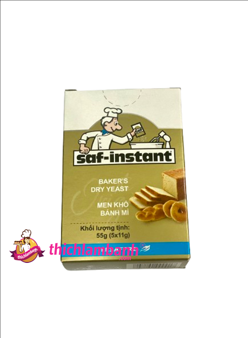 Hộp 5 gói Men ngọt Saf 55g (5x11g)