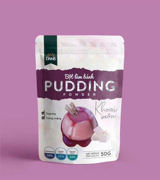 BỘT PUDDING KHOAI MÔN DAN'S 50g