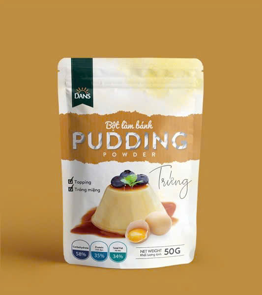 BỘT PUDDING TRỨNG DAN'S 50G