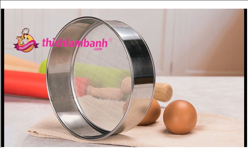 Rây bột tròn inox 15cm