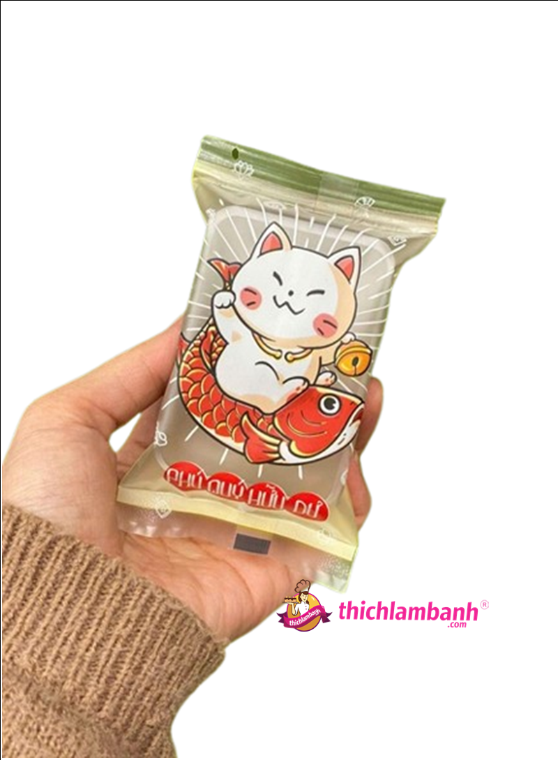 Túi hàn Mèo Phú Quý HD 7x12cm