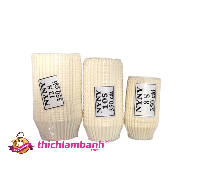 Giấy lót bánh cupcake C8 Trắng (350 cái)