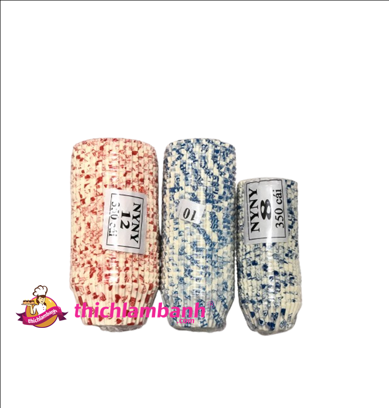 Giấy lót cupcake 8 bông - 350 cái