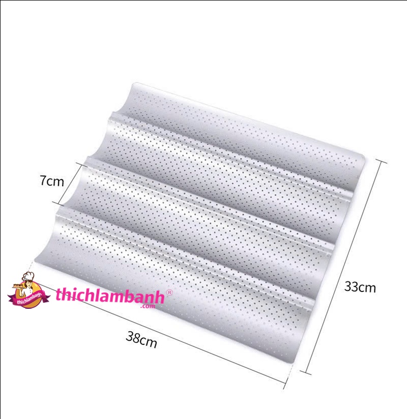 Khuôn nướng bánh mì 4 rãnh