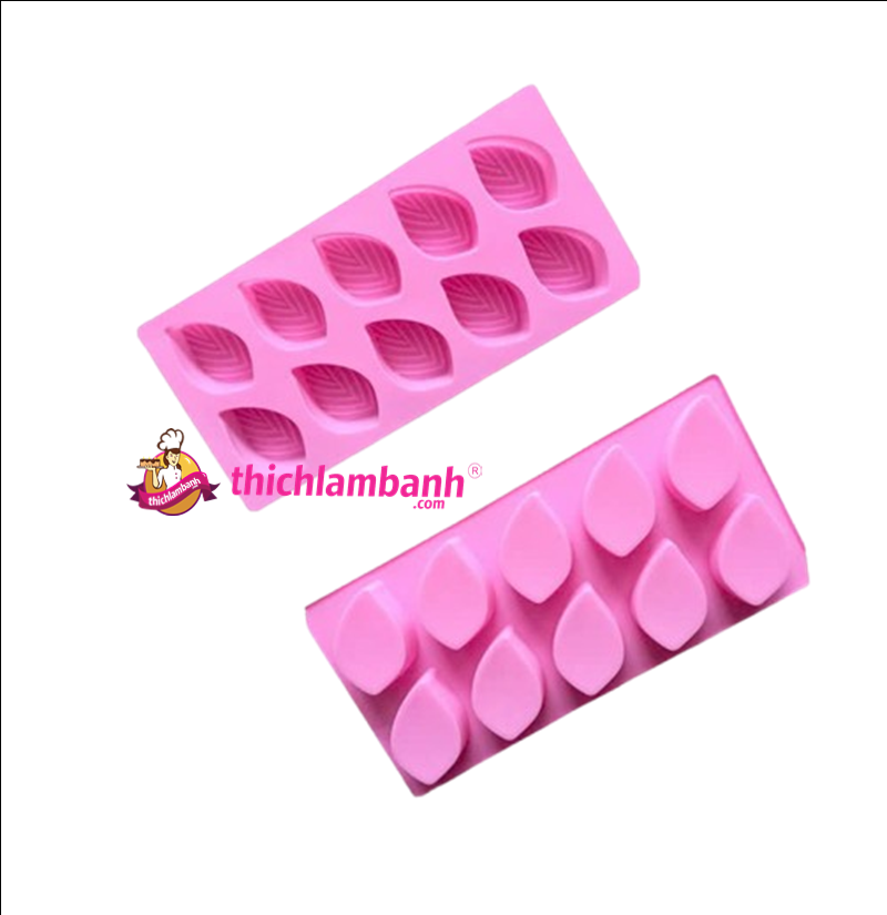 Khuôn silicon 10 lá kiểu