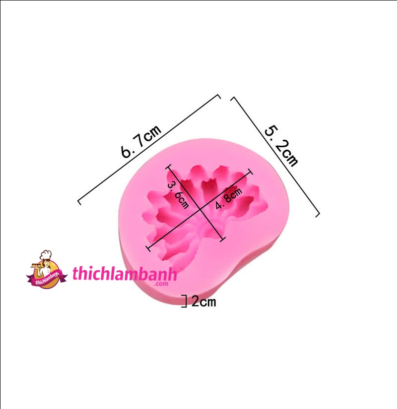 Khuôn silicon 4D nải chuối