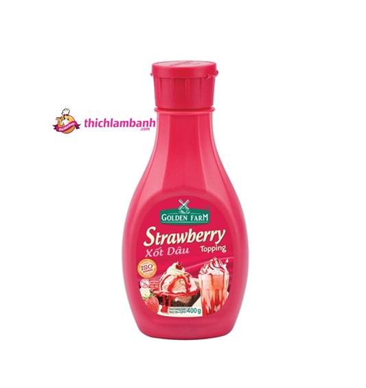 Sốt Topping Dâu Golden farm 400g