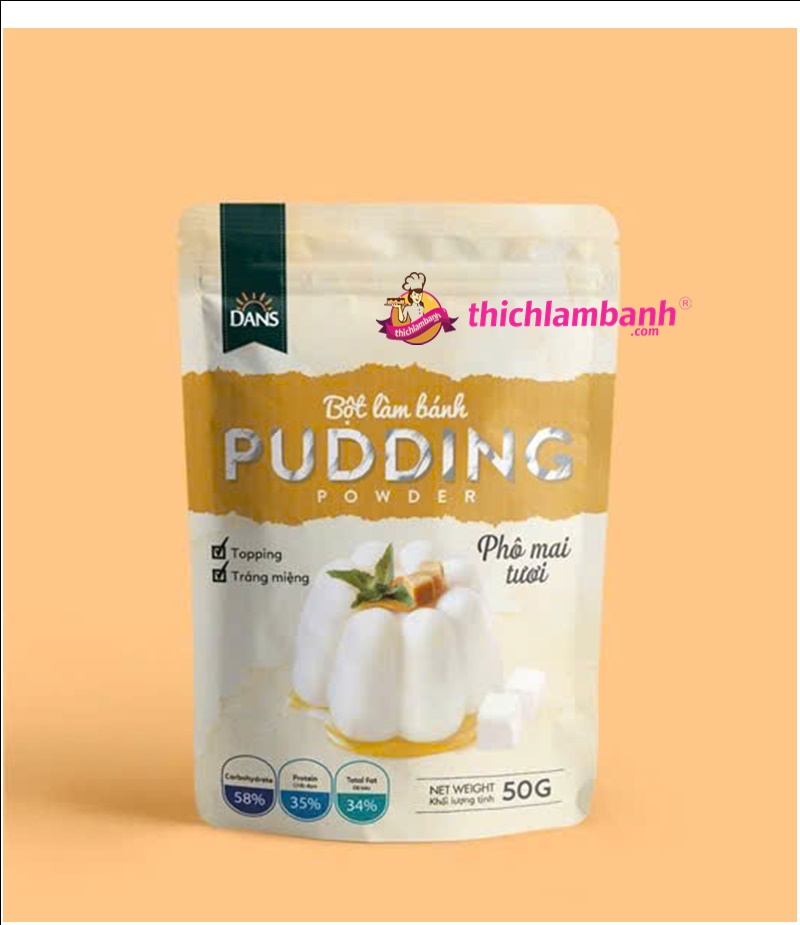 BỘT PUDDING PHÔ MAI DANS 50G