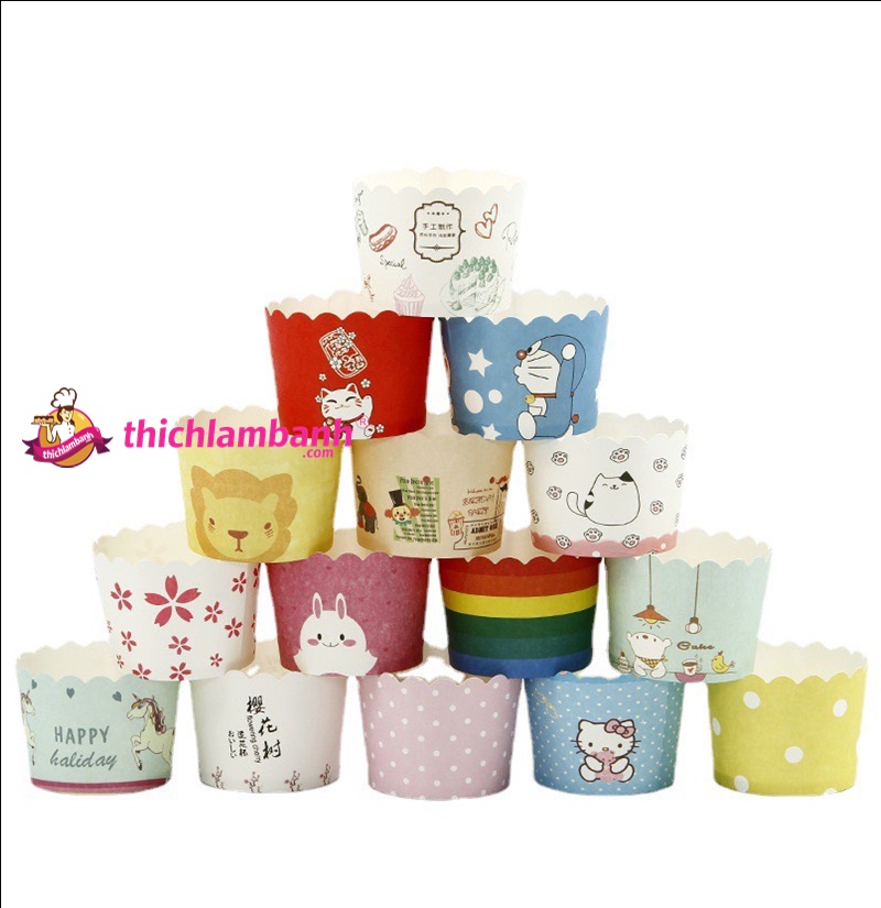 Cup giấy cứng size lớn 50 cái