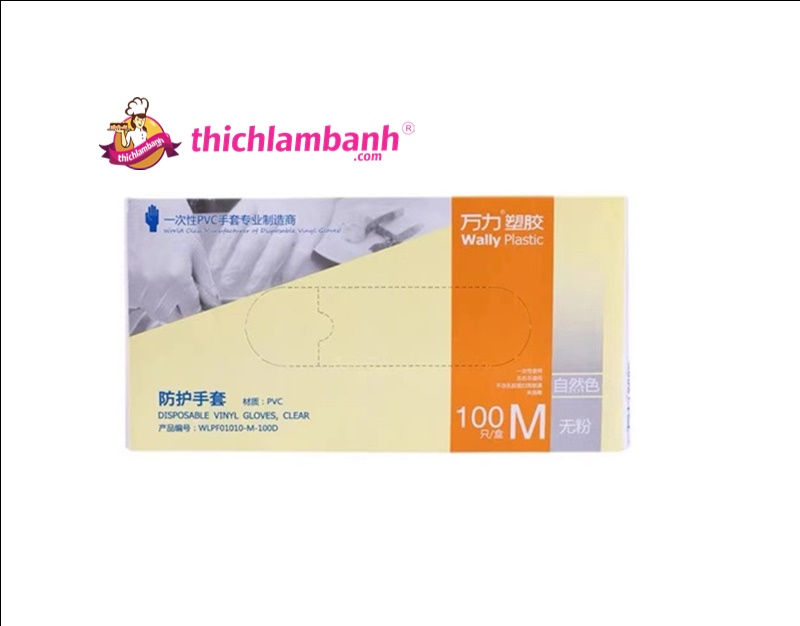 Hộp Găng Tay Silicon 100 Cái Size M