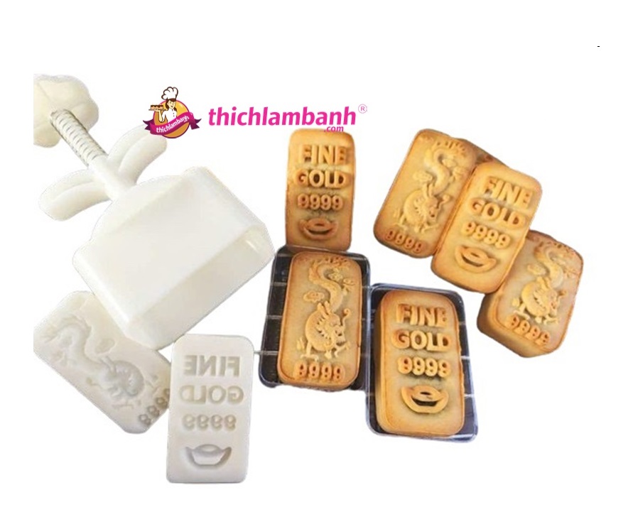 Khuôn LX 50g 2 mặt thỏi vàng rồng 2025