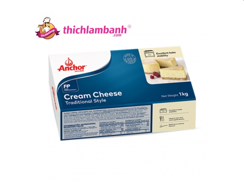 Phô mai kem/ Creamcheese Anchor 1KG