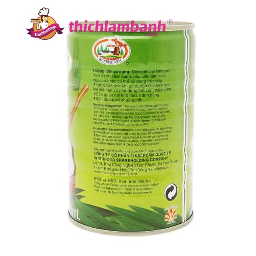 Nước Cốt Dừa Wonderfarm 400ml
