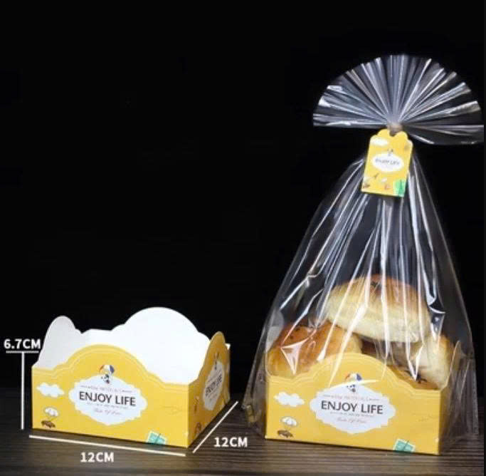 Túi đựng đế vuông thành thấp 12cm