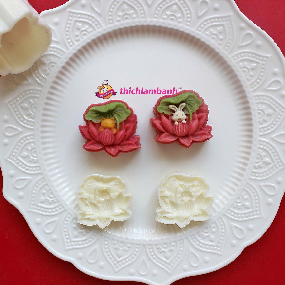 Khuôn lò xo 50G 2M Sen Thỏ Ngọc