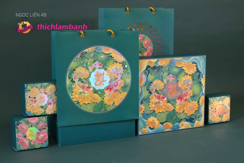Hộp Đựng Bánh Trung Thu Ngọc Liên 4B