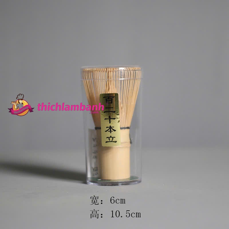 Chổi chasen tre đánh matcha