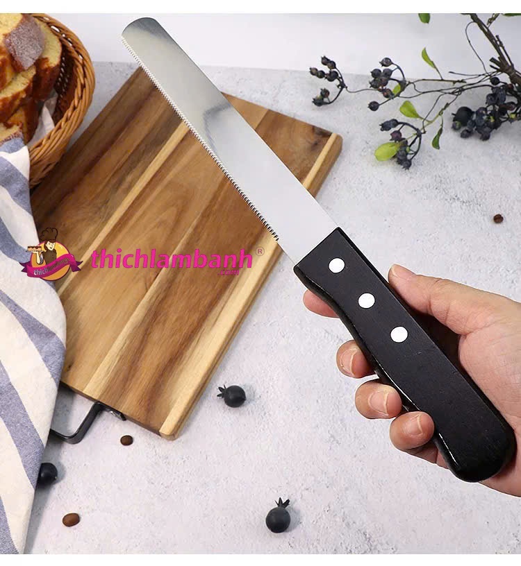 Dao cưa a cắt bánh - lưỡi 20cm 8 inch