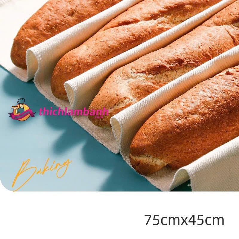 Khăn ủ bột làm bánh mì 45x75cm