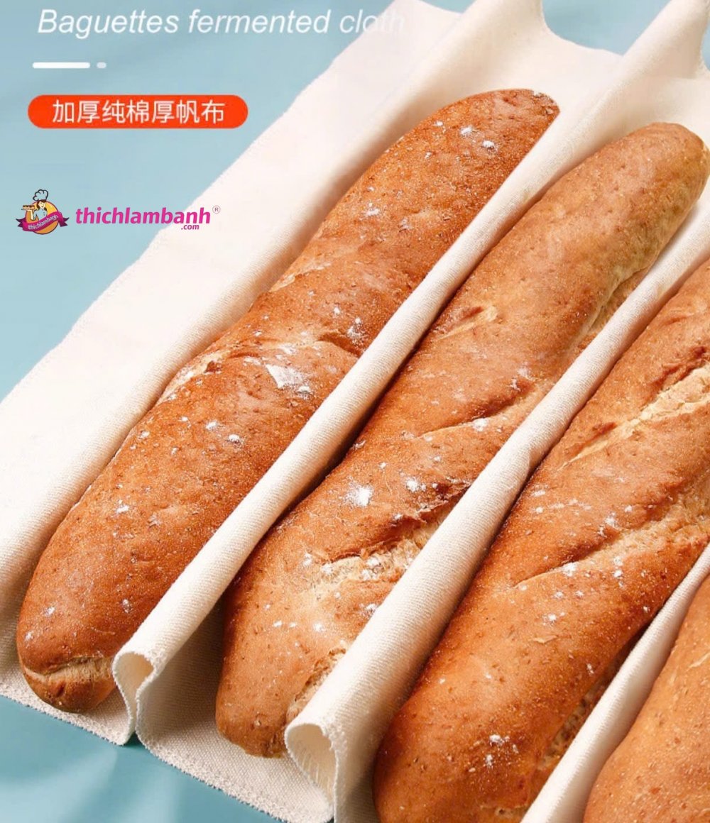 Khăn ủ bột làm bánh mì 45x75cm