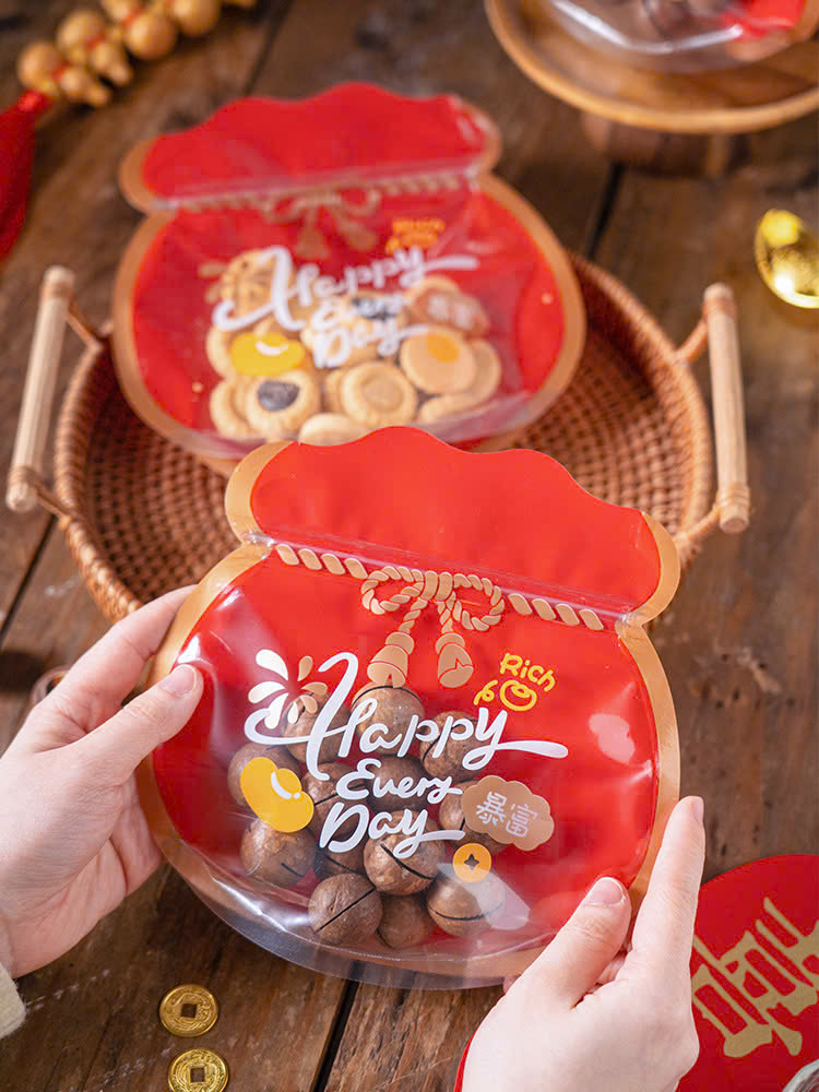 5 Túi bánh túi tiền Tài Lộc Đỏ