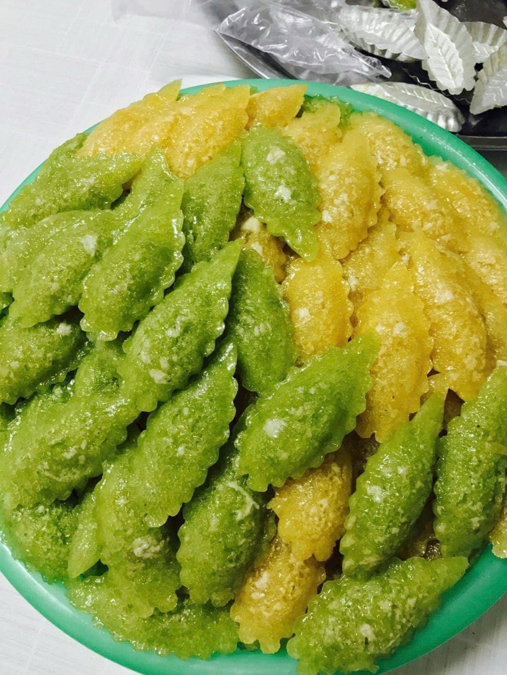 Bộ 10 khuôn bánh bò hình lá