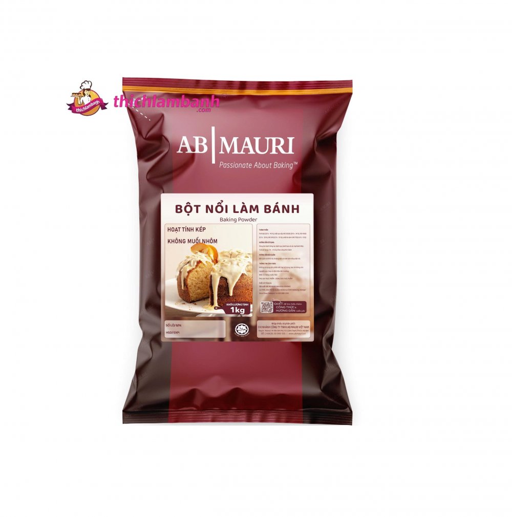 bột nổi làm bánh Mauri, Baking powder Mauri 1kg