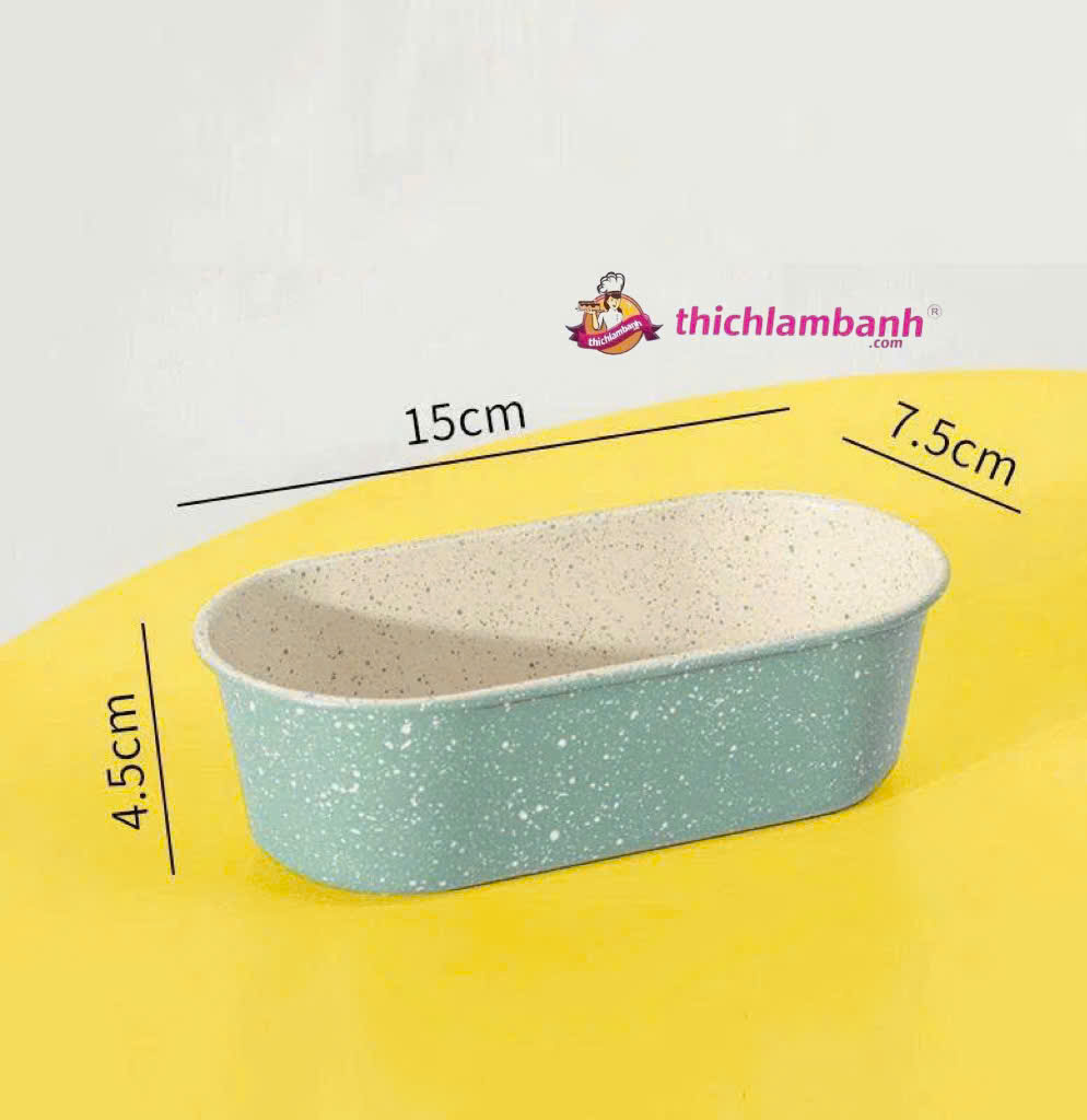 Khuôn bánh bầu dục 15cm