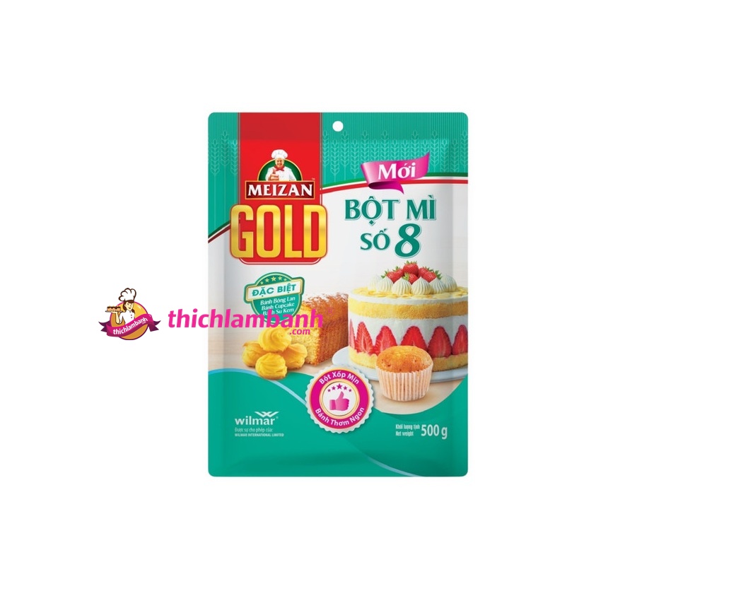 Bột Mì Số 8 bông lan Meizan Gold 500G