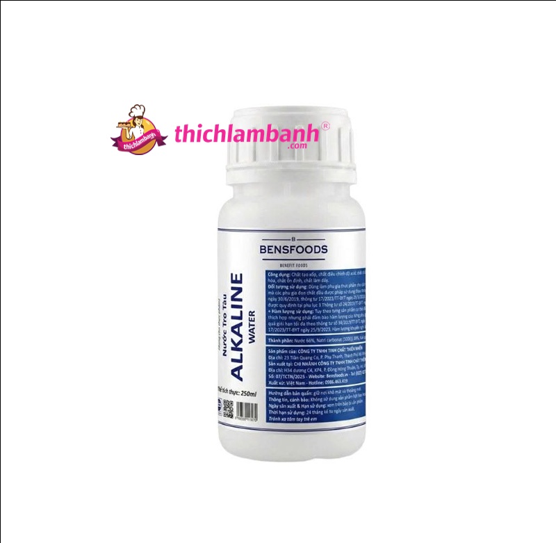 Nước Tro Tàu Alkaline Water BENSFOODS - 250ml